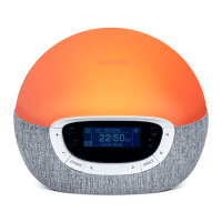 LUMIE Bodyclock Shine 300 šviesos žadintuvas su radiju, baltuoju triukšmu ir 15 garsų