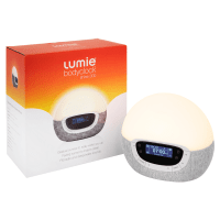 LUMIE Bodyclock Shine 300 šviesos žadintuvas su radiju, baltuoju triukšmu ir 15 garsų