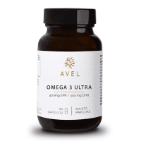 AVEL Omega 3 Ultra, 400 MG EPR/ 300MG DHR, 80 kapsulių