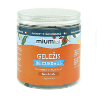 MIUM Lab Maisto papildas GELEŽIS. Be cukraus. Guminukai, N42