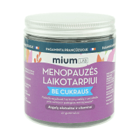 MIUM Lab Maisto papildas MENOPAUZĖS LAIKOTARPIUI. Be cukraus. Guminukai,  N42