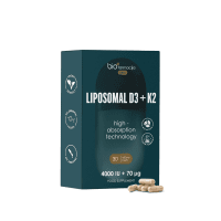 BIOFARMACIJA Liposomal D3+K2 kapsulės, N30