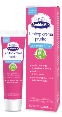 AMIDOMIO  kremas sudirgusiai ir niežtinčiai odai, 50 ml