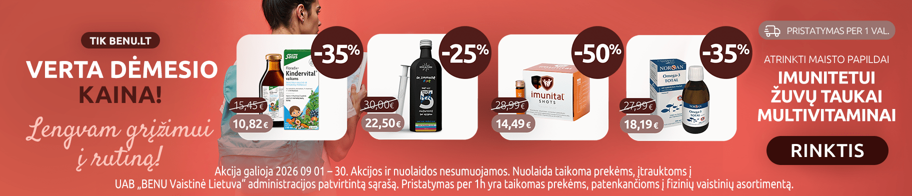 Maisto papildai imunitetui, žuvų taukai ir multivitaminai