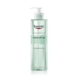 EUCERIN prausimosi gelis į aknę linkusiai odai DERMOPURE 400 ml