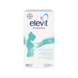 ELEVIT BREASTFEEDING vitaminų kompleksas, kapsulės, N30