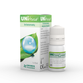 UNITEARS Akių lašai (tirpalas), be konservantų 10 ml