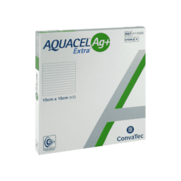 Aquacel Ag+ EXTRA hidrokoloidinis tvarstis 15 x 15 cm, N5