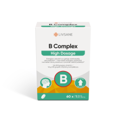LIVSANE vitaminų B komplekso koncentruotos tabletės N60