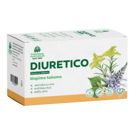 ŠVENČIONIŲ VAISTAŽOLĖS šlapimo takams DIURETICO, žolelių arbata, 1,5 g x 20 vnt.