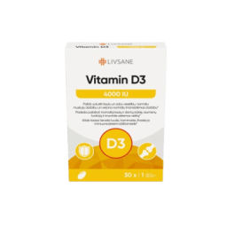 LIVSANE vitamino D3 4000 kapsulės, N30