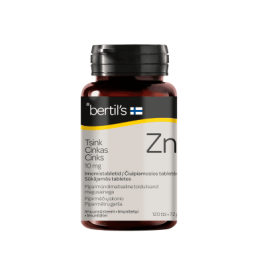 Bertil’s Cinkas 10 mg čiulpiamosios tabletės N120