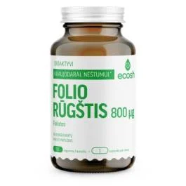 ECOSH bioaktyvi folio rūgštis, foliatas 800µg, N90