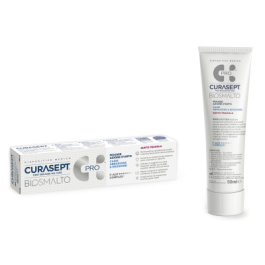 CURASEPT BIOSMALTO stiprinamasis dantų gelis CARIES ABRASION AND EROSION STRENGTHENING, braškių skonio, 50 ml