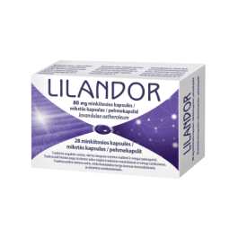 LILANDOR 80 mg minkštosios kapsulės N28