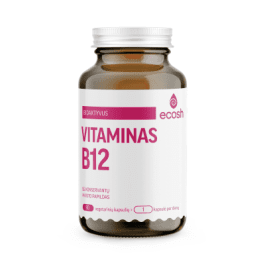 ECOSH bioaktyvus vitaminas B12, 1200µg, N90