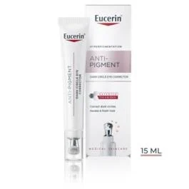 EUCERIN Anti-Pigment tamsius ratilus šviesinantis akių srities kremas, 15 ml