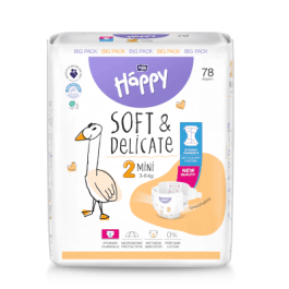 HAPPY sauskelnės vaikams Mini, 3-6 kg, N78