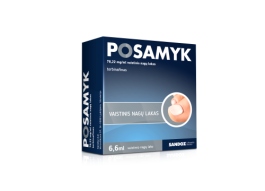 POSAMYK, 78,22MG/ML vaistinis nagų lakas, 6.6ML