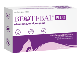 BEOTEBAL PLUS plaukams, odai, nagams tabletės N40
