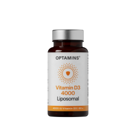 OPTAMINS liposominis vitaminas D3, 4000TV, N60