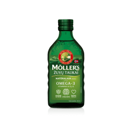MOLLERS OMEGA-3  skysti žuvų taukai, natūralaus skonio, 250 ml