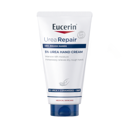 EUCERIN UreaRepair 5 % Urea rankų kremas sausai odai UreaRepair, 75 ml