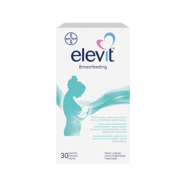 ELEVIT BREASTFEEDING vitaminų kompleksas, kapsulės, N30