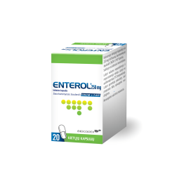 Enterol 250 mg kietosios kapsulės N20