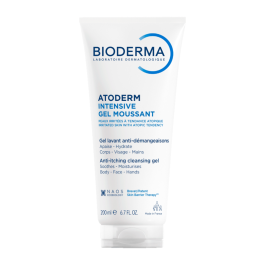 BIODERMA švelnus gelinis prausiklis labai sausai ir atopiškai odai ATODERM INTENSIVE GEL MOUSSANT, 200 ml