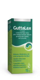 Guttalax 7,5 mg/ml geriamieji lašai (tirpalas) 15 ml