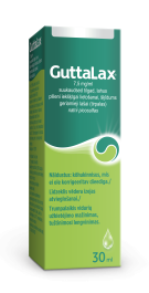 Guttalax 7,5 mg/ml geriamieji lašai (tirpalas) 30 ml