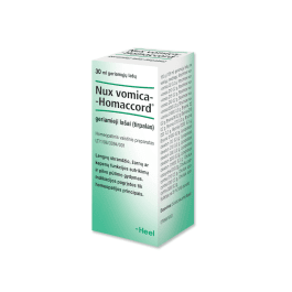 Nux vomica-Homaccord geriamieji lašai (tirpalas) 30 ml