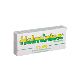 Helmintox 125 mg plėvele dengtos tabletės N6