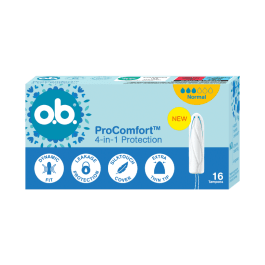 O.B. higieniniai tamponai Pro Comfort Normal N16