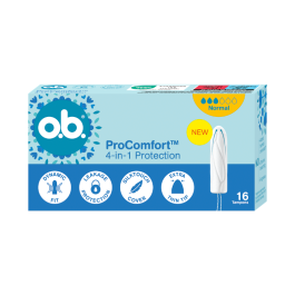 O.B. higieniniai tamponai Pro Comfort Normal N16