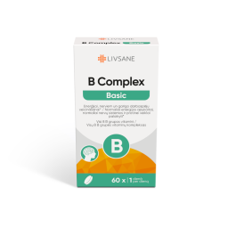 LIVSANE vitaminų B komplekso tabletės N60