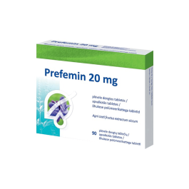 Prefemin 20 mg plėvele dengtos tabletės N90