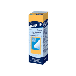 Olynth HA 1 mg/ml nosies purškalas (tirpalas) 10 ml
