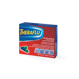 Theraflu 500 mg/6,1 mg/100 mg kietosios kapsulės N16