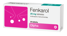 Fenkarol 25 mg tabletės N20