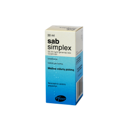 Sab Simplex 69,19 mg/ml geriamieji lašai 30 ml