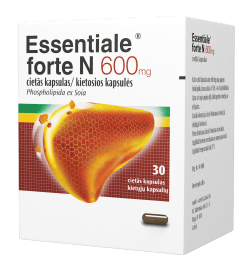 Essentiale forte N 600 mg kietosios kapsulės N30