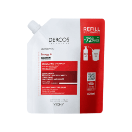VICHY šampūnas nuo plaukų slinkimo DERCOS, 400 ml