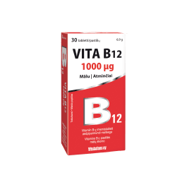 Vita B12 1 mg tabletės N30