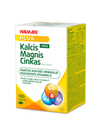 WALMARK Kalcis-Magnis-Cinkas FORTE su vitaminu D tabletės N100