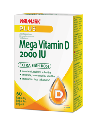 WALMARK Mega Vitamin D 2000 IU kapsulės N60