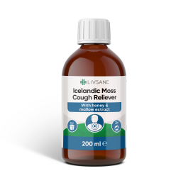 LIVSANE sirupas nuo kosulio su islandine kerpe 200 ml