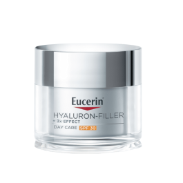 EUCERIN Hyaluron-Filler +3x Effect dieninis veido kremas SPF 30 visų tipų odai su hialurono rūgštimi, 50 ml