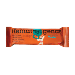 HEMATOGENAS VITA+ glaistytas juodu šokoladu 40 g